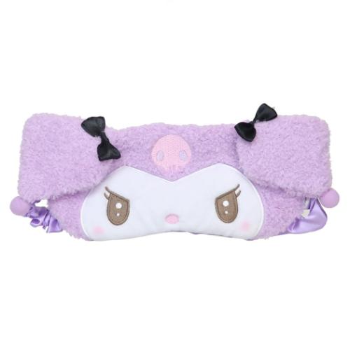 旅行用品 クロミ もこもこアイマスク サンリオ 粧美堂 睡眠 快眠 遮光 メール便可 マシュマロポップ
