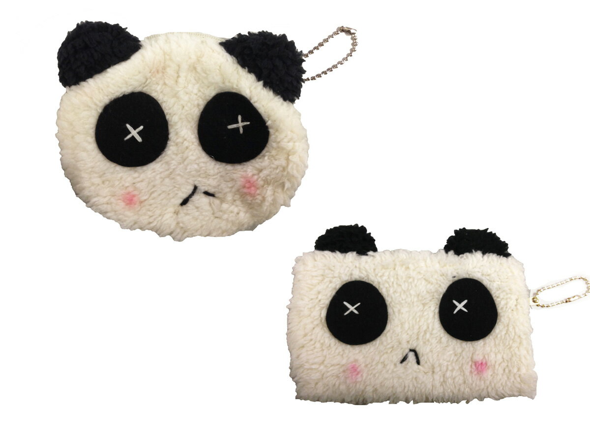【メール便送料無料】かわいいパンダーの小物入れ 小銭入れ ポーチ 貴重品入れ 旅行用品 トラベルポーチ マネーポーチ セキュリティグッズ 海外旅行便利グッズ 旅行小物